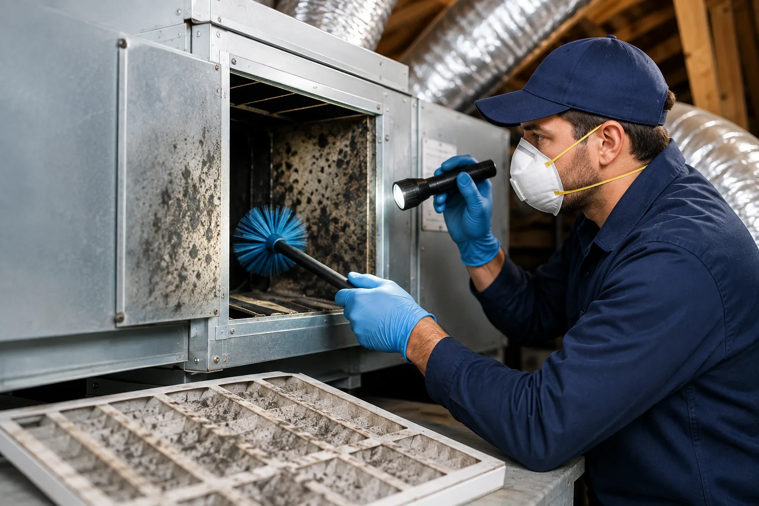 What to Check Before Booking HVAC Mold Removal in Houston