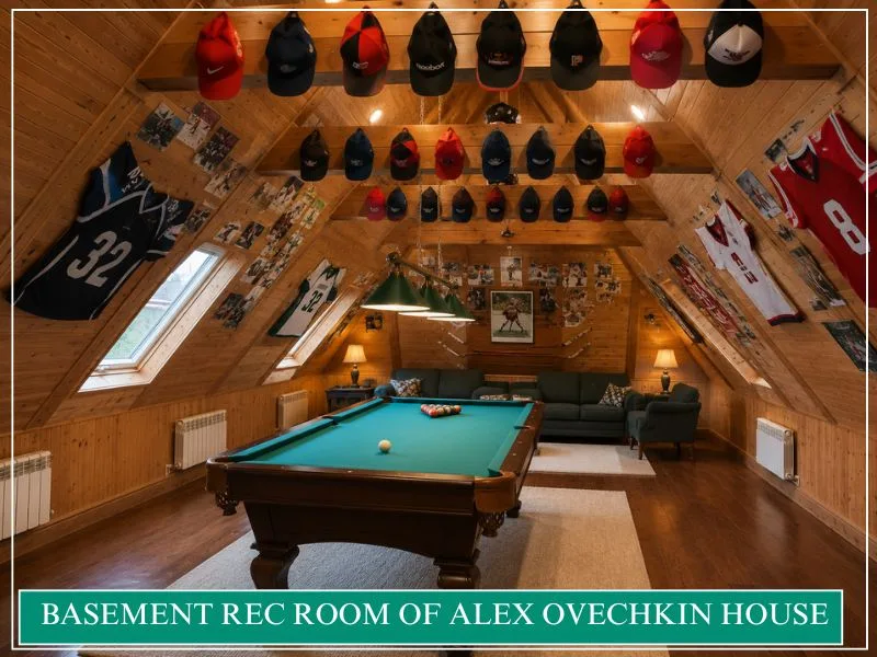 Basement Rec Room Of Alex Ovechkin House