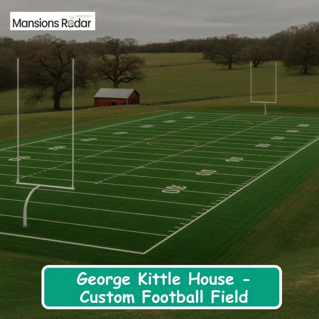 George Kittle House Custom Football Field