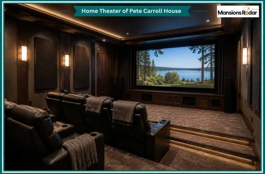 Home Theater of Pete Carroll House