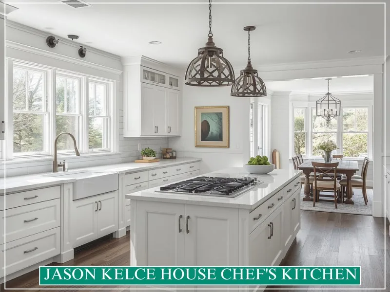 Jason Kelce House Chef's Kitchen