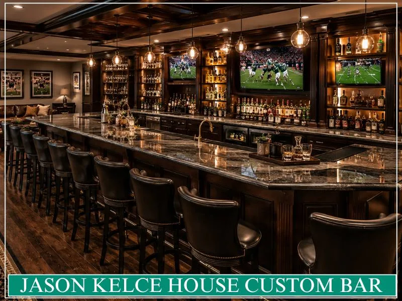 Jason Kelce House Custom Bar 
