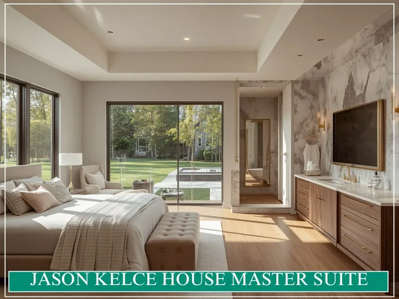 Jason Kelce House Master Suite