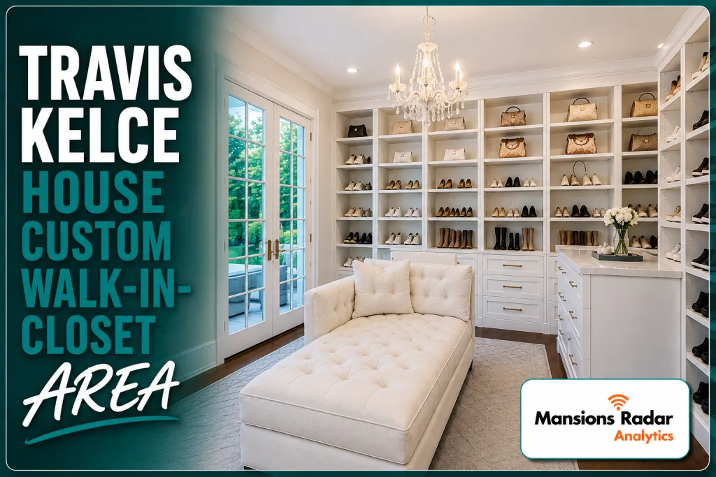 Kelce House Custom Walk-in-Closet Area