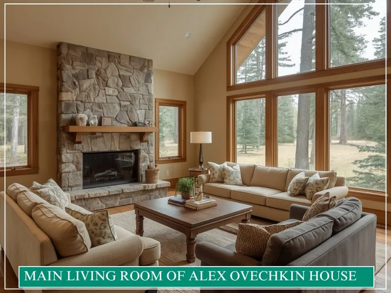 Main Living Room Of Alex Ovechkin House