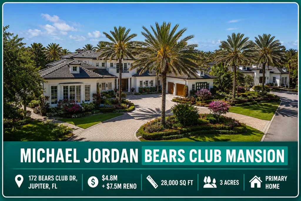 Michael Jordan Bears Club Mansion