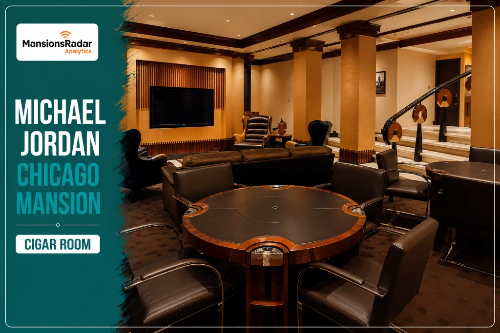 Michael Jordan Chicago Mansion Cigar Room