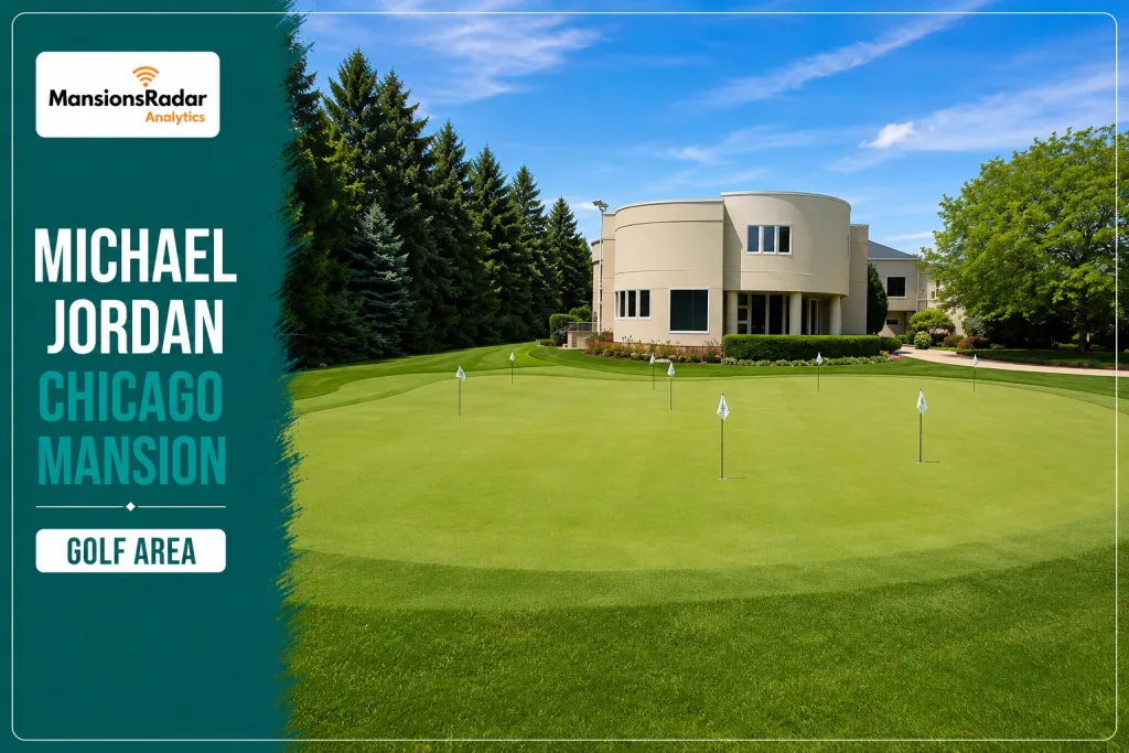 Michael Jordan Chicago Mansion Golf Area