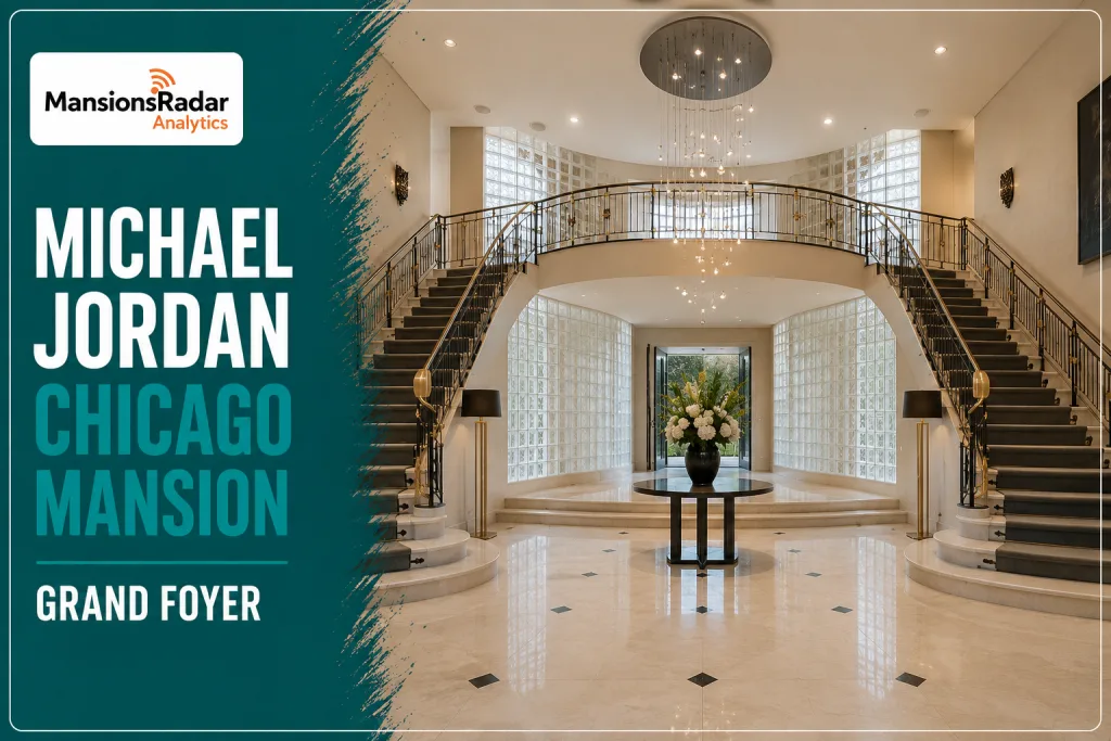Michael Jordan Chicago Mansion Grand Foyer