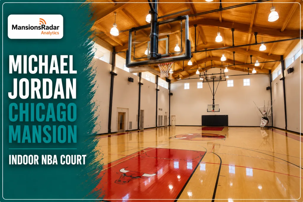Michael Jordan Chicago Mansion Indoor NBA Court