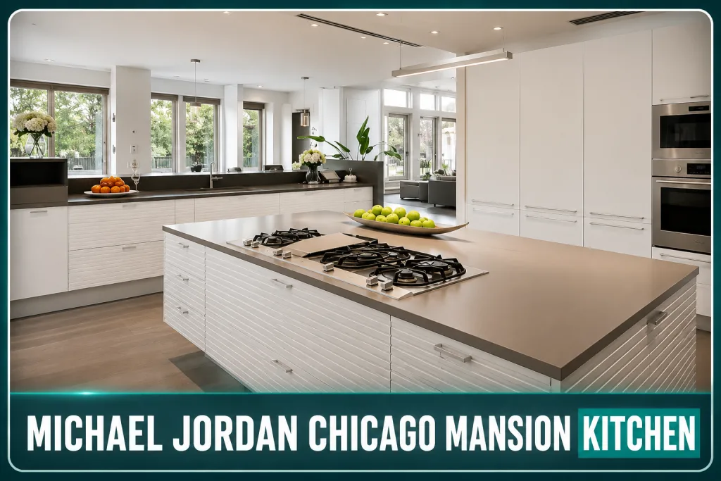 Michael Jordan Chicago Mansion Kitchen