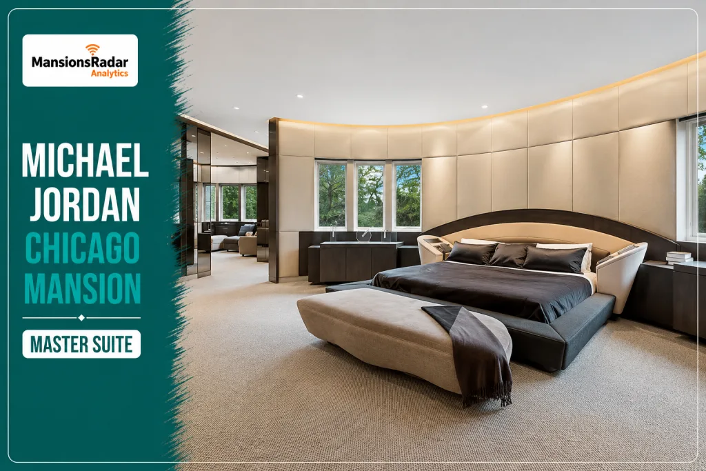Michael Jordan Chicago Mansion Master Suite