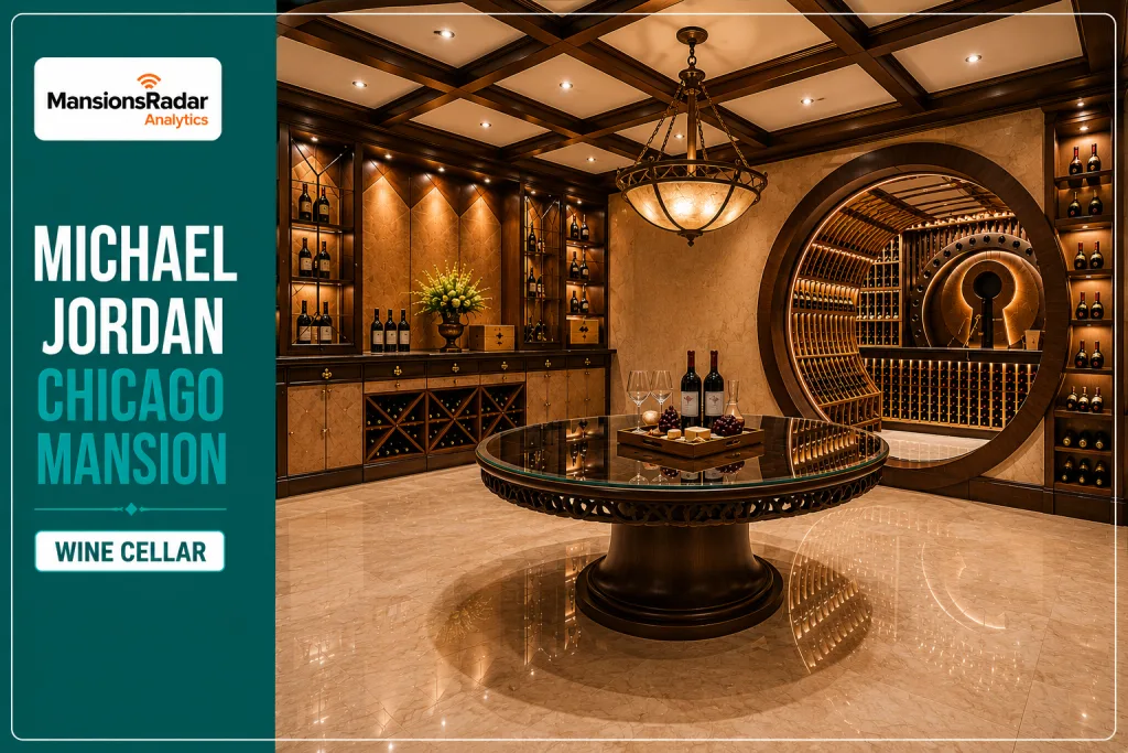 Michael Jordan Chicago Mansion Wine Cellar
