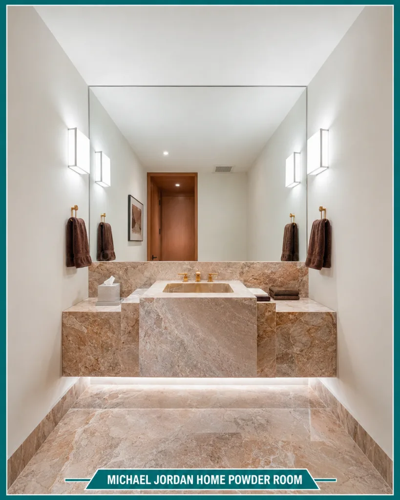 Michael Jordan Home Powder Room