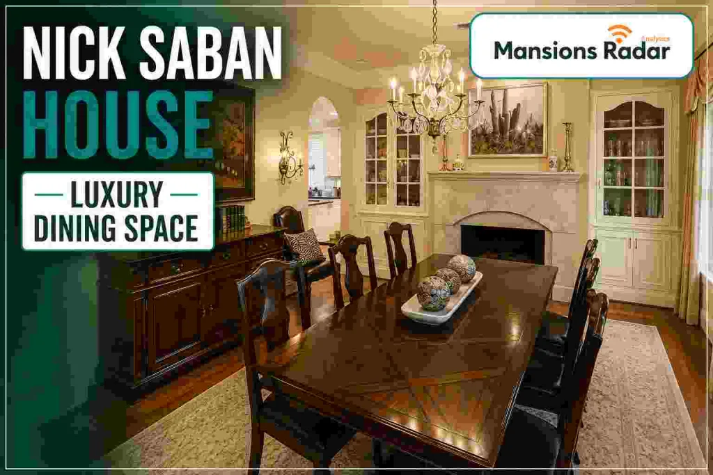 Nick Saban House Luxury Dining Space