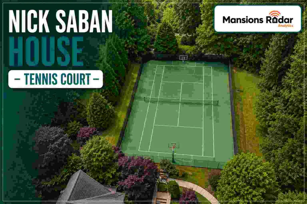 Nick Saban House Tennis Court