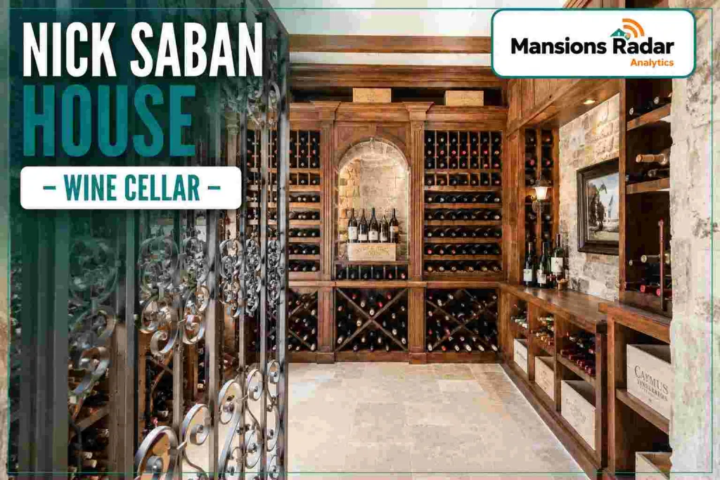 Nick Saban House Wine Cellar