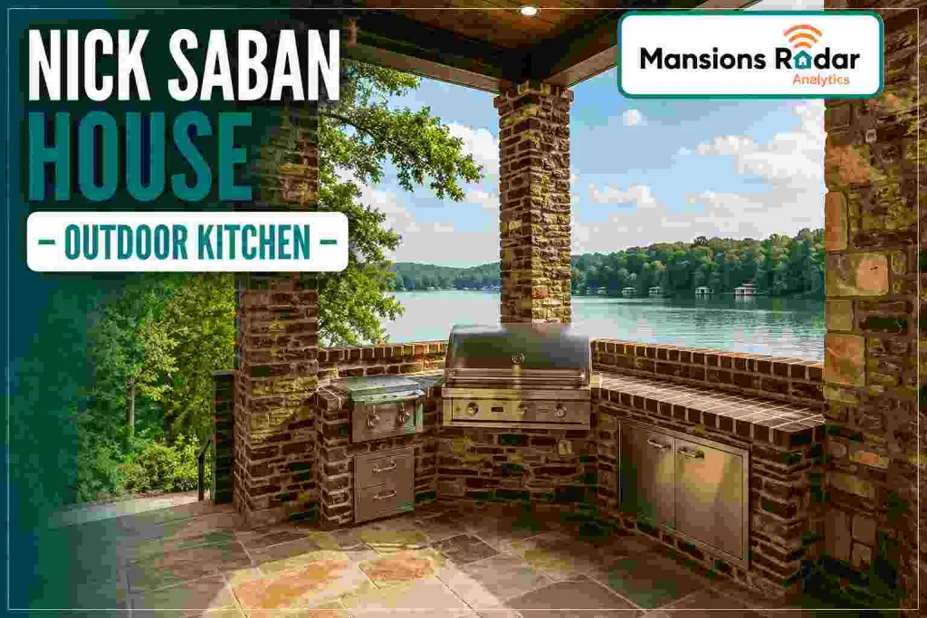 Nick Saban House outdoor Kitchen