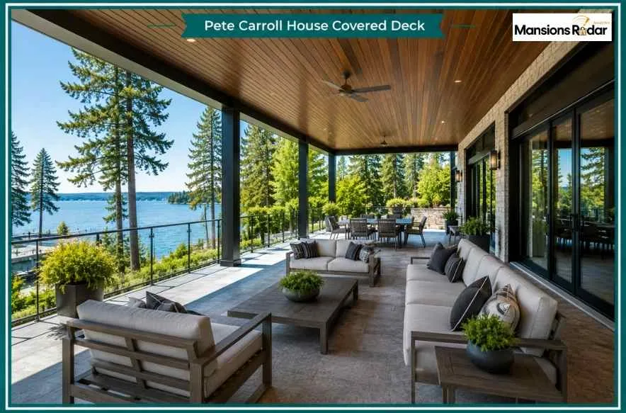 Pete Carroll House Covered Deck