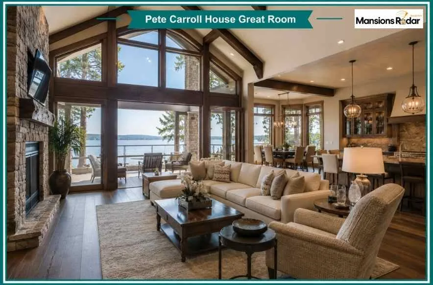 Pete Carroll House Great Room
