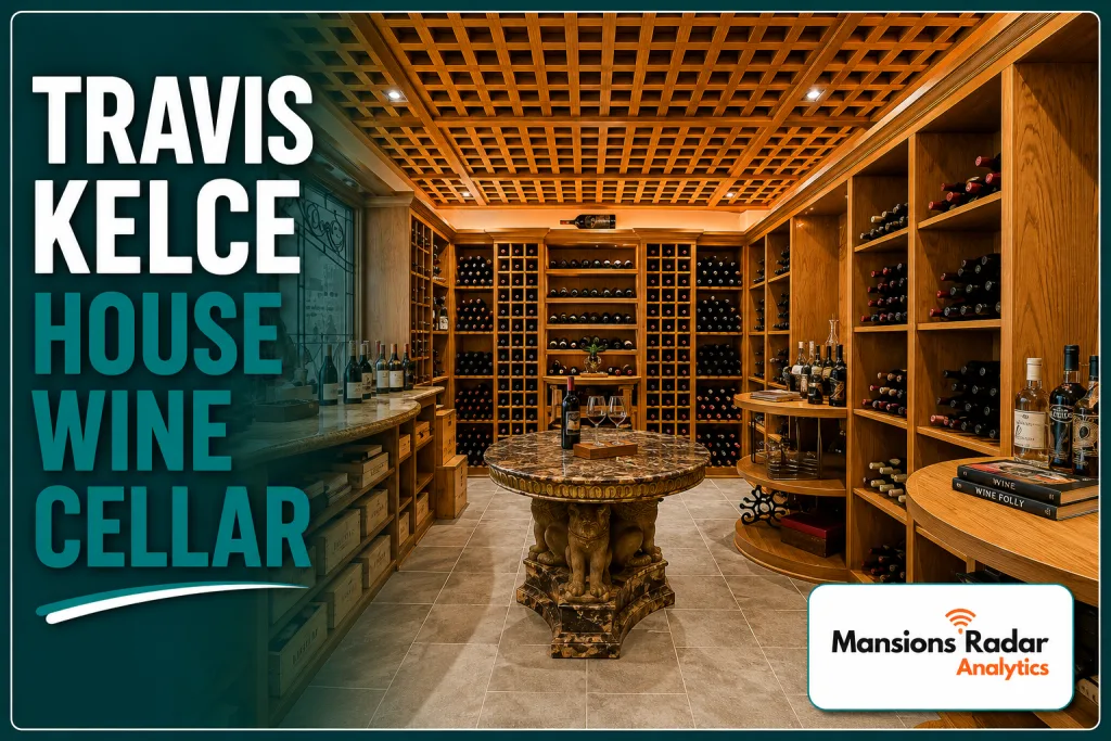 Travis Kelce House Wine Cellar