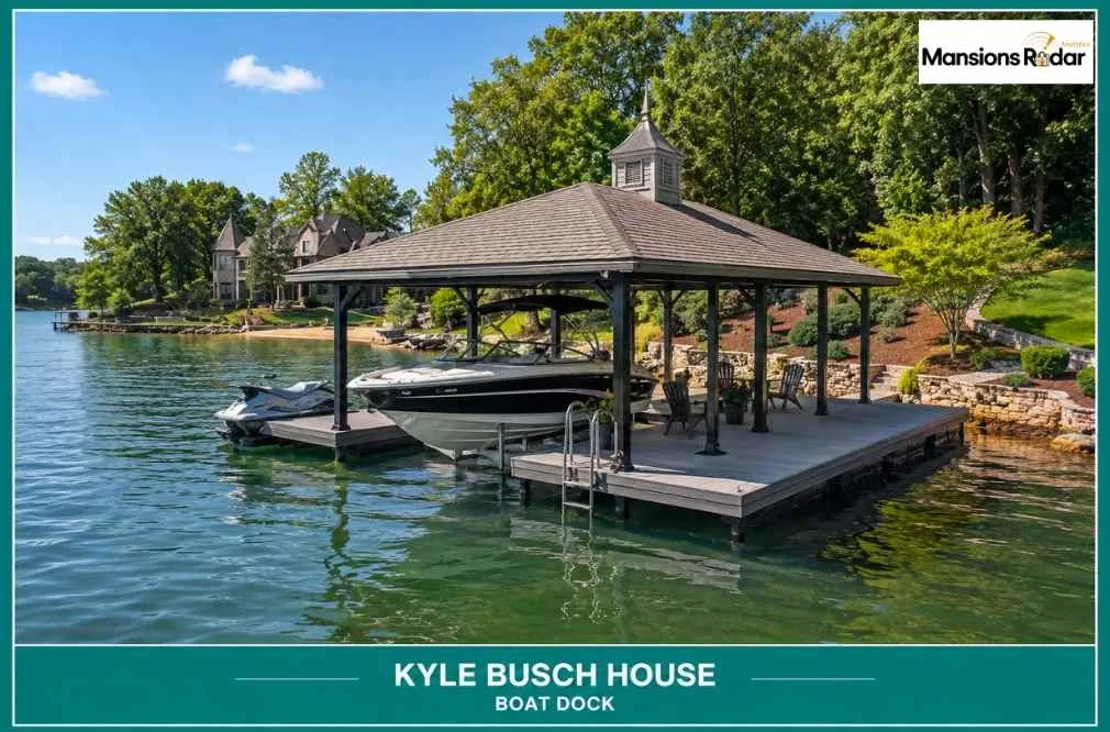 kyle Busch House Boat Dock