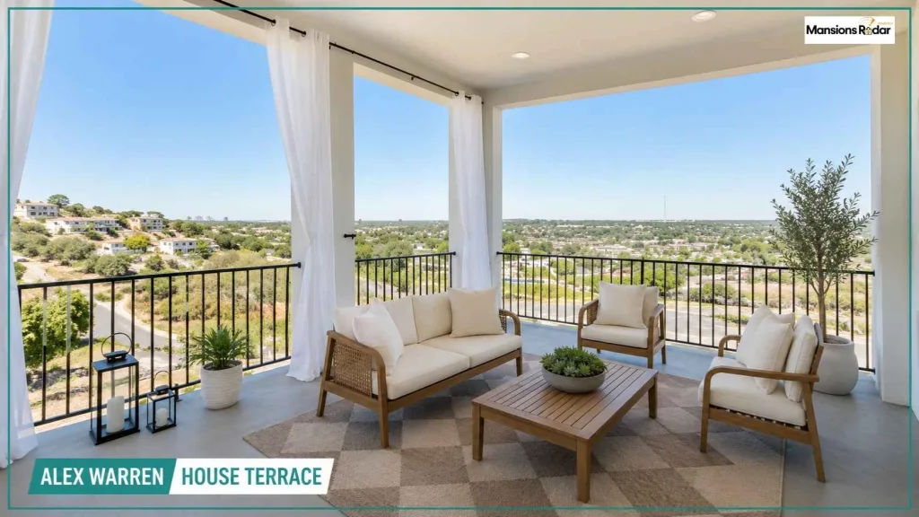 Alex Warren House Terrace