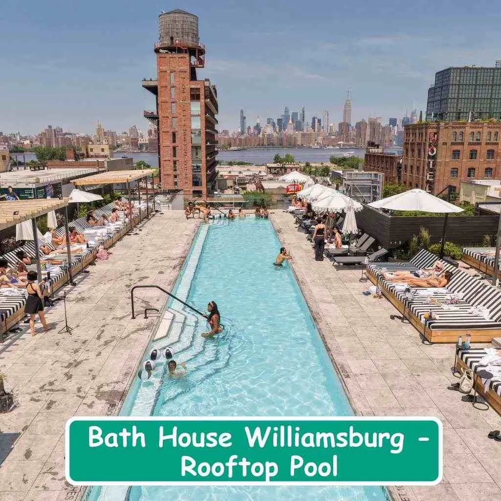 Bath House Williamsburg Rooftop Pool