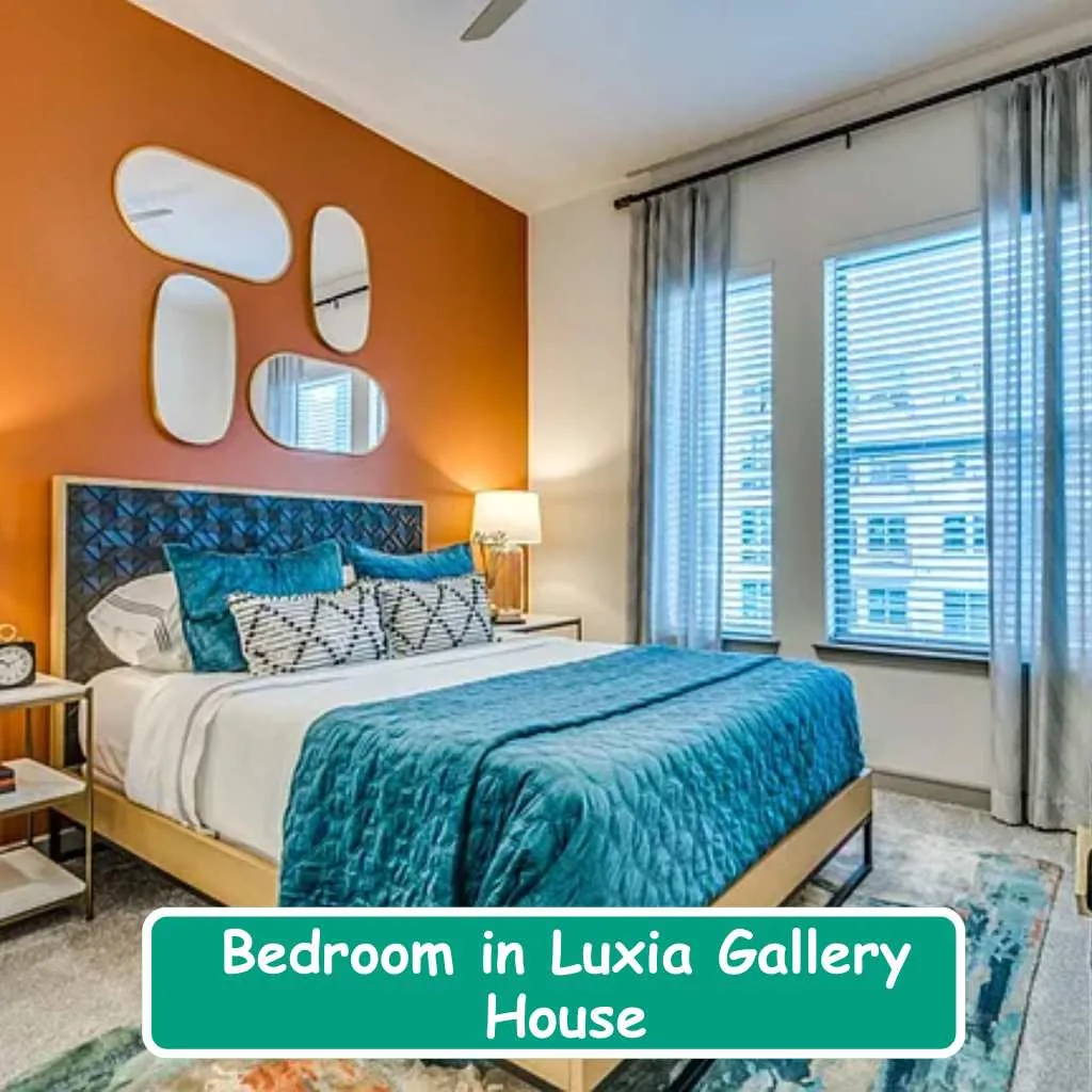 Bedroom in Luxia Gallery House