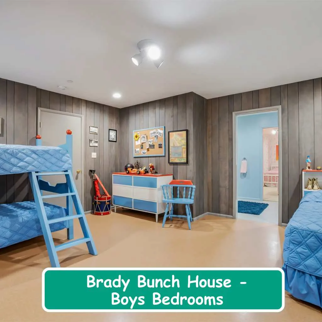 Brady Bunch House Boys Bedrooms