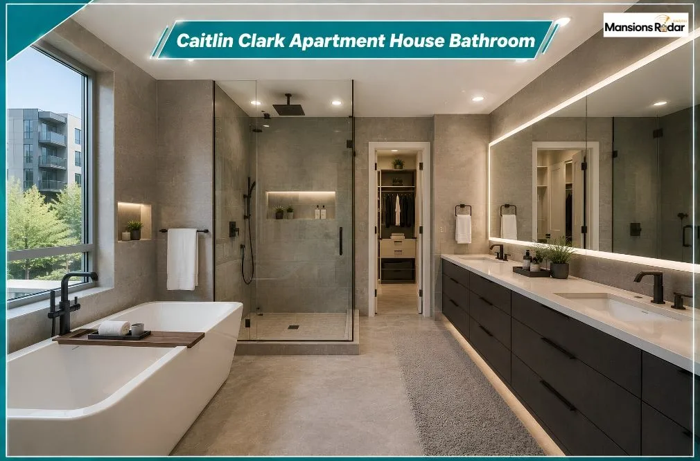 Caitlin Clark Apartment House Bathroom