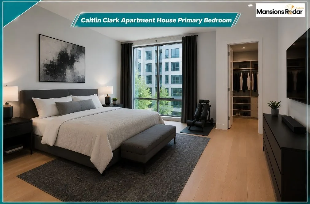 Caitlin Clark Apartment House Primary Bedroom