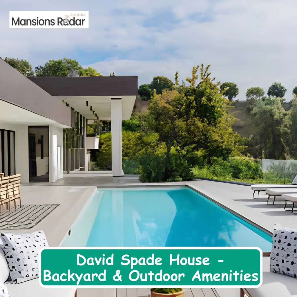 David Spade House Backyard and Outdoor Amenities
