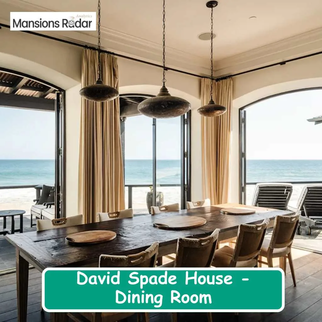 David Spade House Dining Room