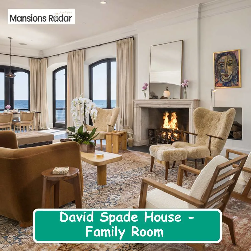 David Spade House Family Room