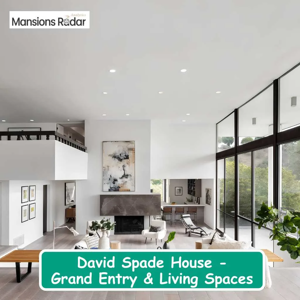 David Spade House Grand Entry & Living Spaces