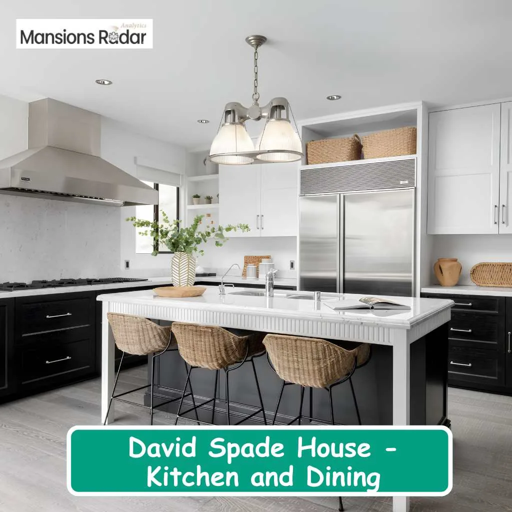 David Spade House Kitchen and Dining
