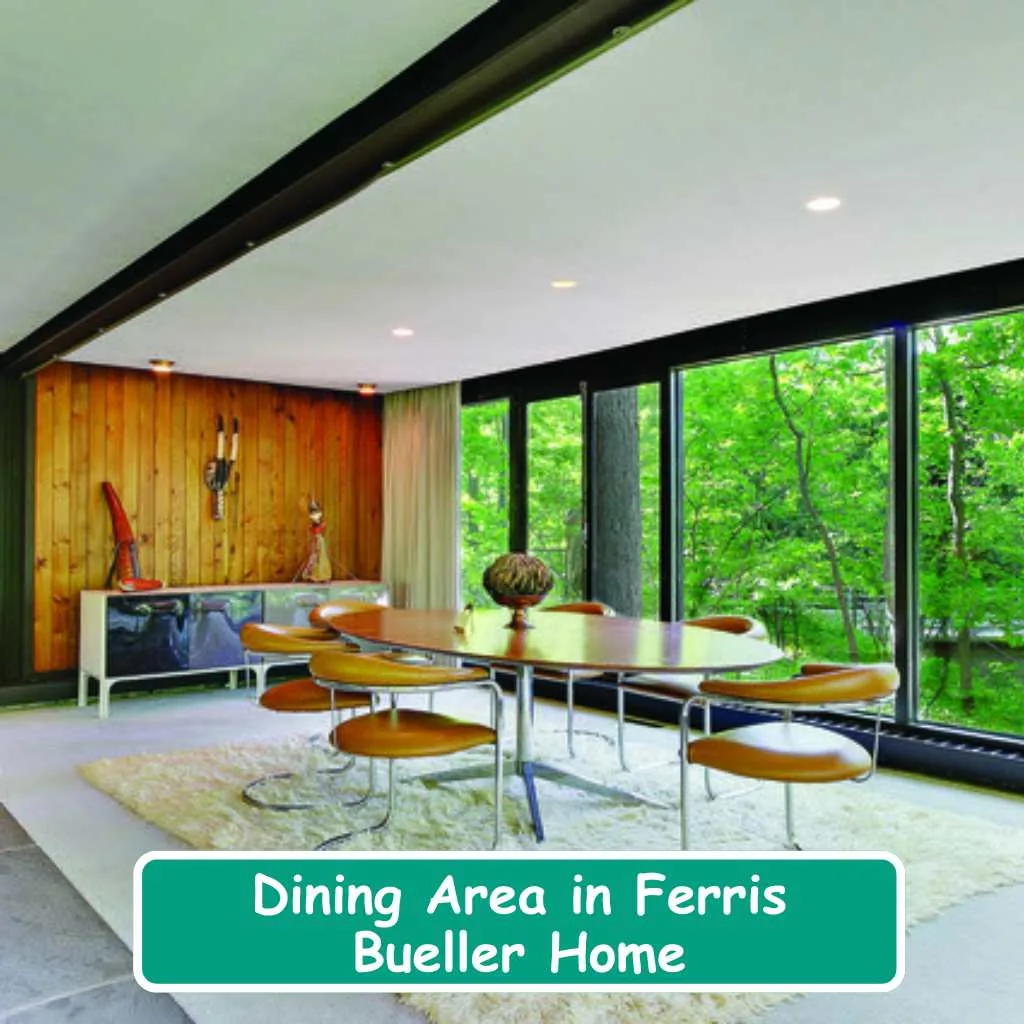 Dining Area in Ferris Bueller Home