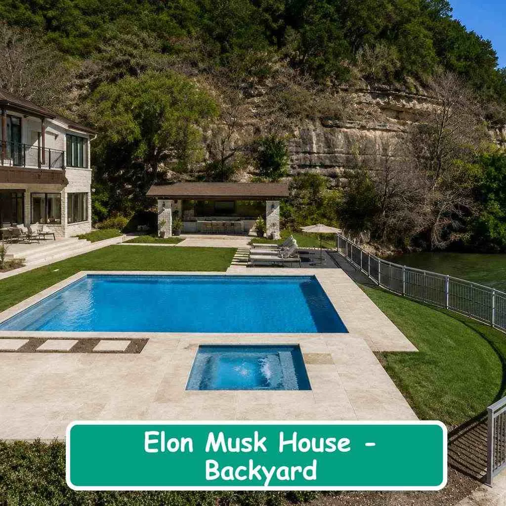 Elon Musk House Backyard