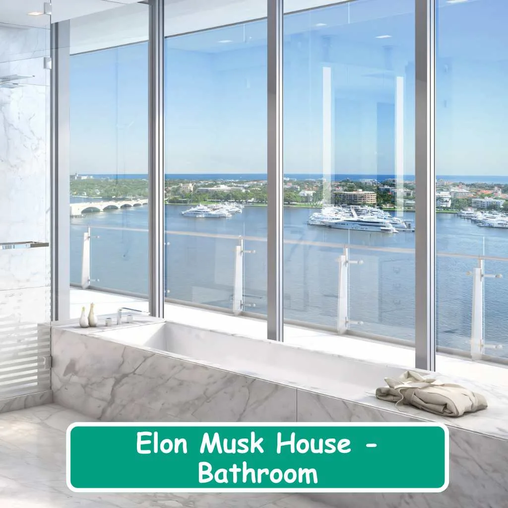 Elon Musk House Bathroom