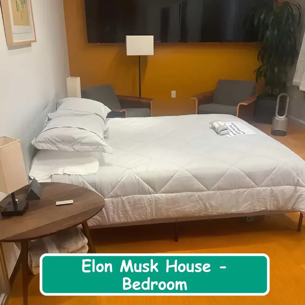 Elon Musk House Bedroom