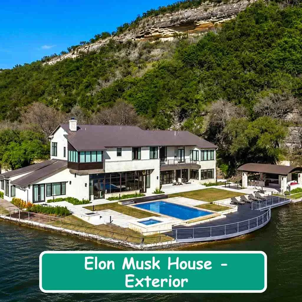 Elon Musk House Exterior