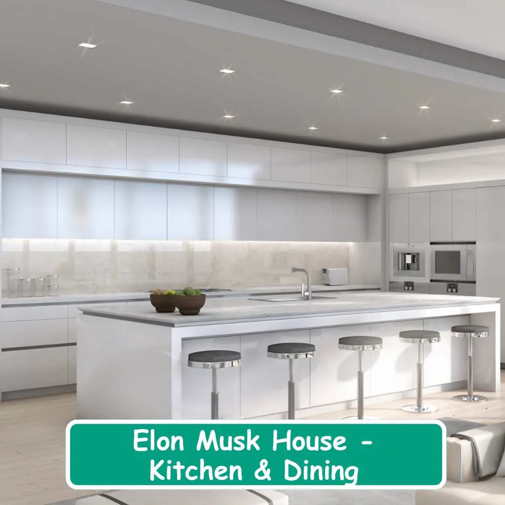 Elon Musk House Kitchen & Dining