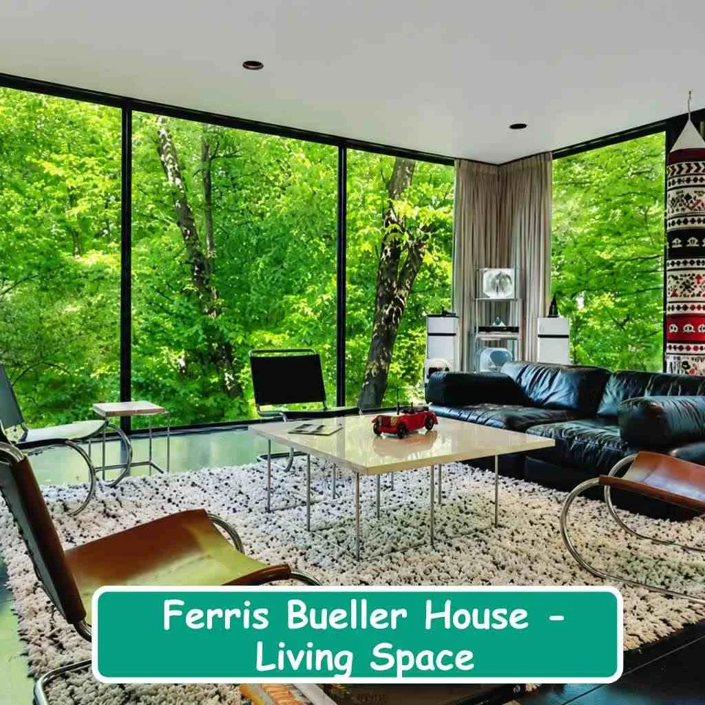 Ferris Bueller House Living Space