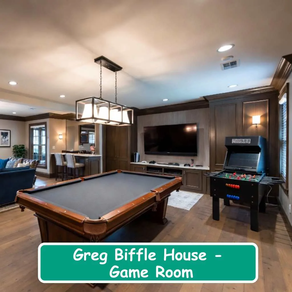 Greg Biffle House Game Room