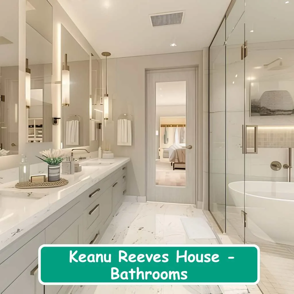 Keanu Reeves House Bathrooms 