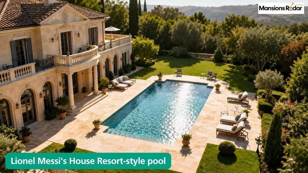 Lionel Messi's House Resort-style pool