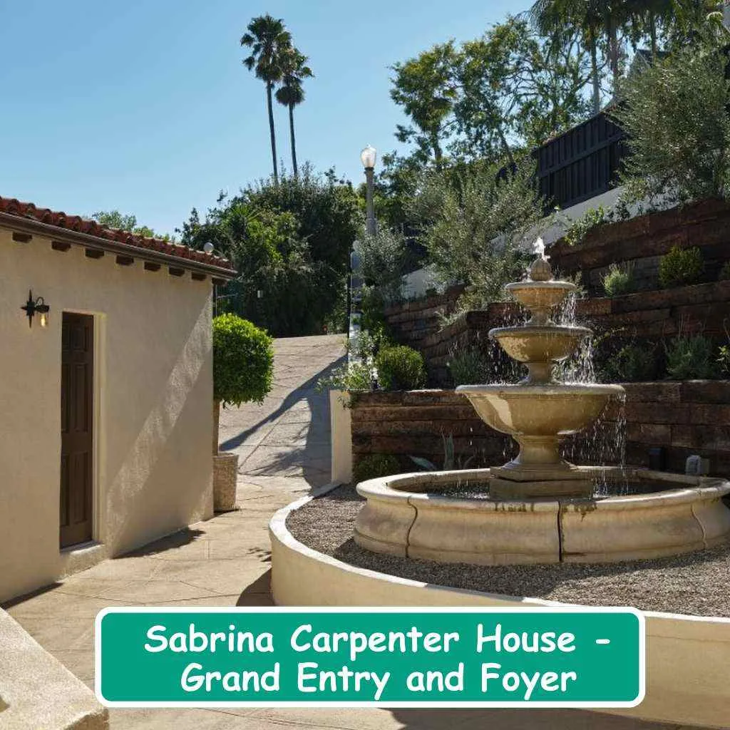 Sabrina Carpenter House Grand Entry and Foyer