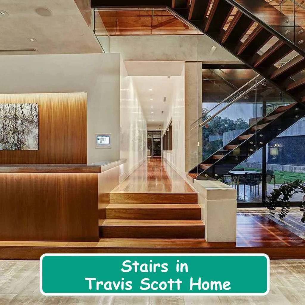 Stairs in Travis Scott Home