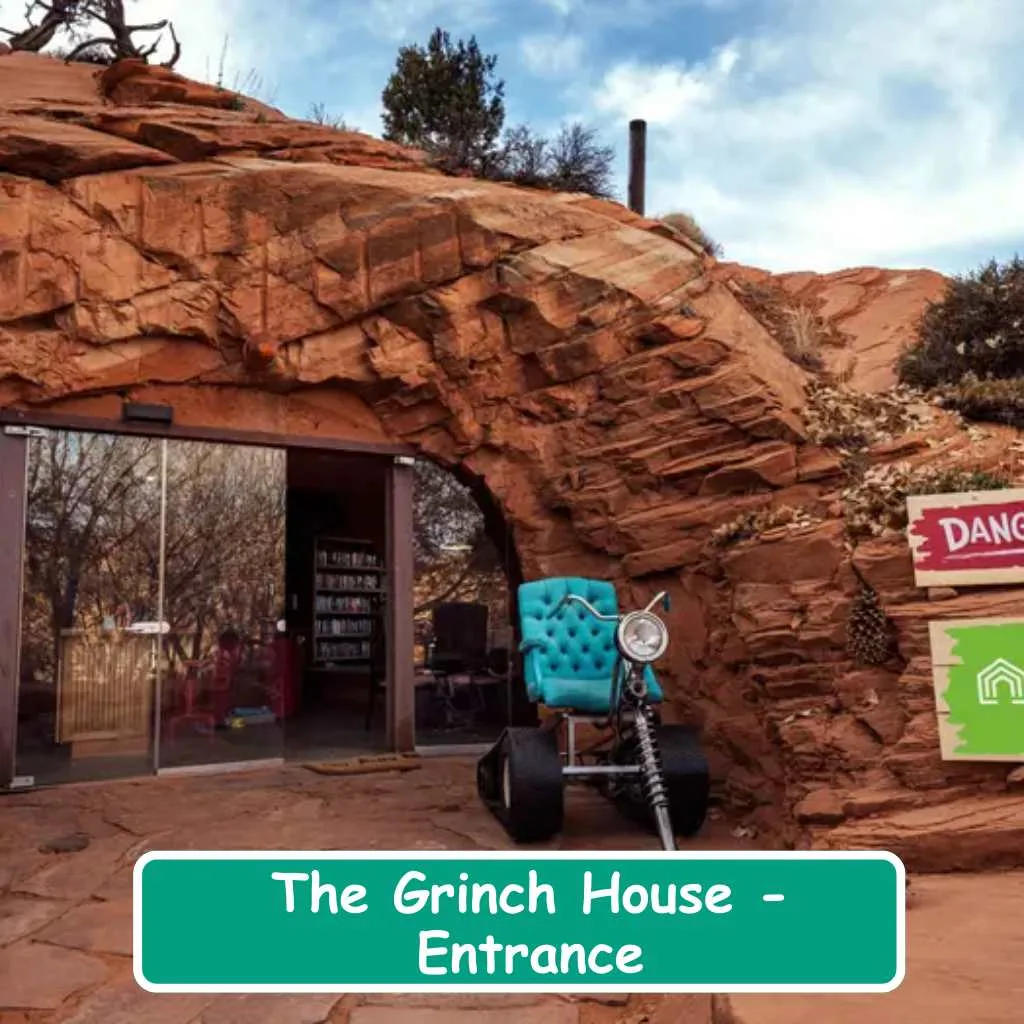 The Grinch House Entrance